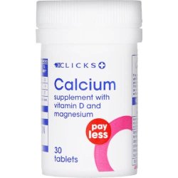 Payless Calcium Supplement With Vitamin D & Magnesium 30 Tablets