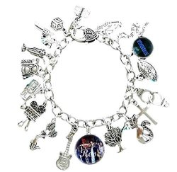 New Horizons Production Riverdale Tv Series Glass Dome Assorted Metal Charms Bracelet