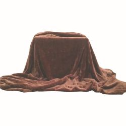 Cashmere Feel Luxurious Blankets - Choc Brown