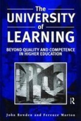 The University of Learning - Beyond Quality and Competence
