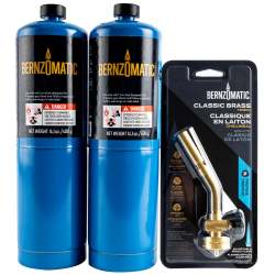 Combo Pack 2 X Propane Cylinder C w Pencil Flame Torch