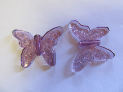 Acrylic Butterfly- Purple - 2pc-cheap Courier Delivery