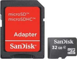 Sandisk 32gb Microsd Card With Adapter