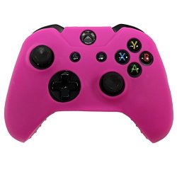 HDE Xbox One Controller Grip Skin Protective Silicone Rubber Cover For Wireless Xbox 1 Gamepad Pink