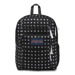 JanSport Big Student Backpack Black Sketch Dot