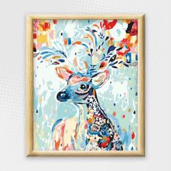 Adult Paint By Numbers With Frame - Deer