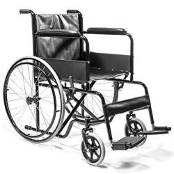 Xtremepowerus Adult Transport Folding Wheelchair