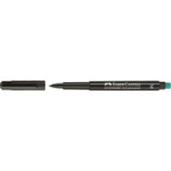 Faber-Castell Multimark Permanent Pens - Medium Black Box Of 10