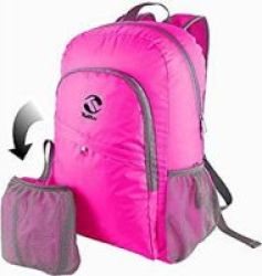 Tuff-Luv Water Resistant water Proof Easy Travel Backpack For Up To 15 Notebooks Pink
