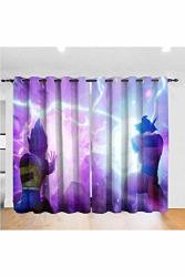 3D Digital Printing Goku Curtains Dragon Ball Z Vegeta And Goku Jump Force Curtains 2 Panels Kitchen Decorations Window Drapes Sets 26W By 63L Inch