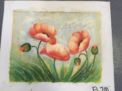Flowers - Acrylic On Canvas Unframed