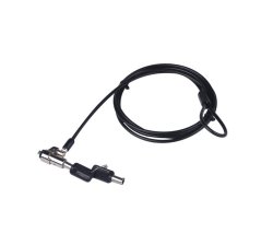 GIZZU 1.8M Noble Wedge Laptop Cable Lock Master Key Compatible Dell 3.2MM X 4.5MM