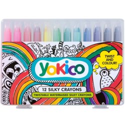 Silky Twisty Crayons 12 Pack