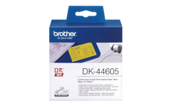 Brother Dk 44605 Removable Tape Yellow 62MM X 30.48M