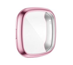 Protective Case & Screen Protector - Fitbit Versa 3 Sense - Pink