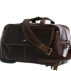 4472 Brando Leather Rolling Duffle Bag