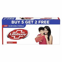Lifebuoy Total 10 Soap 125 G Pack Of 7 With Buy 5 Get 2 Free