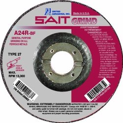 50-Pack United Abrasives-SAIT 23040 Type 1 3-Inch x 1/16-Inch x 3/8-Inch Grade A36T Fast Cutting Wheel