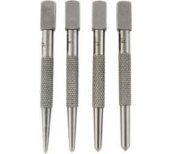 Square Head Centre Punches Set Of 4