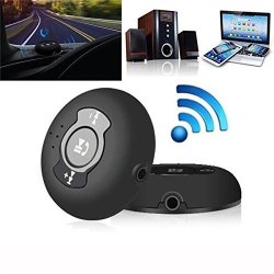 H-366 Audio Bluetooth V4.0 Wireless Music Receiver Aux Stereo Hands-free Adapter For Cellphone Cars