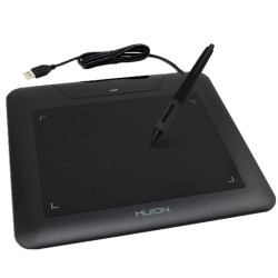 Huion 8 X 6 Inch Digital Graphic Drawing Tablet 680s Black