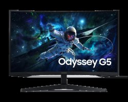 Samsung Odyssey G55C 32" Curved Qhd 2560 X 1440 1MS Mprt 165HZ Gaming Monitor