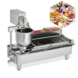 Donut Maker Commercial Full Automatic Machine Stainless Steel Maker Come With 3 Mould Doughnut Making Machine Fryer 110V Free Us Shipping
