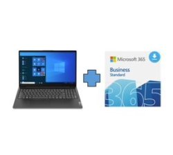 Microsoft Lenovo V15 Intel Celeron N4500 8GB 256GB SSD Notebook + Business 365 Standard 1 Year SUBSCRIBTION 1 User Bundle Deal