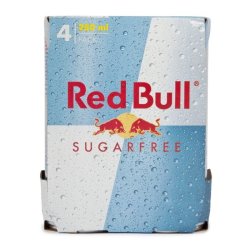 Red Bull 4 x 250ml Sugar Free Energy Drink