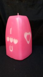 Valentine Hand Made Candles
