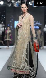 Indian Pakistani Dress Full Embroidery Designer 3pc Chiffon Suit With Chiffon Dupatta- Unstiched