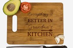 Krezy Case Wooden Cutting Board Laser Engraved Board Chopping Board-gift For Mom Gift For Grandma Cutting Board For Grandma Mothers Day Gift Grandma's Kitchen