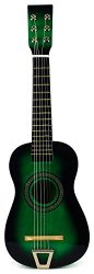 Vt Fun Factory Classic Acoustic Beginners Children's Kid's 6 Strings Toy Guitar Instrument W Guitar Pick Extra Guitar String Green