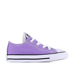 Converse Kids Baby Girl's Chuck Taylor All Star Seasonal Ox Infant toddler Frozen Lilac 2 Infant M