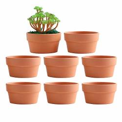 Garden Clay Pots 2.5-Inch,Terracotta Pot Clay Ceramic Pottery Planter 10Pack Mr 