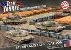 Team Yankee M1 Abrams Tank Platoon Plastic Feb 26