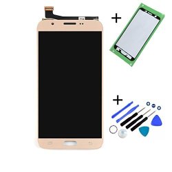 Eaglestar J727 Full Lcd Assembly With Touch Screen Digitizer And Lcd Pre-installed Replacement With Pre-cut Frame For Samsung Galaxy J7 2017 SM-J727T J727P J727A+TOOLS-GOLD