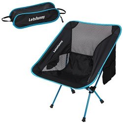 Letsfunny Ultralight Portable Foldable Camping Backpacking Chairs With Carry Bag Lightweight Breathable And Comfortable Folding R1780 00 Camping