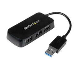 Startech ST4300MINU3B MINI 4 Port USB 3.0 Hub - Bus Powered