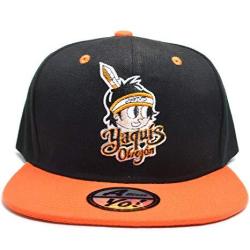 Ablessyo Yaquis De Obreg N Mexico League Baseball Snapback Cap Hat AYO1220 Black W orange Visor