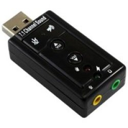 Baobab 7.1 USB Sound Card With Headphone & Microphone Jack