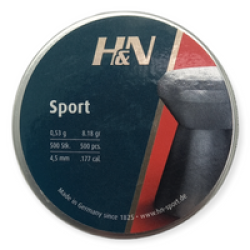 Sport Pellets 4.5MM 8.18GR 500 Pieces