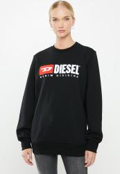 Diesel F-gir-division-fl Felpa Sweat Top - Black