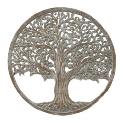 Wooden Tree Of Life Wall Panel Sotran Dekorativ