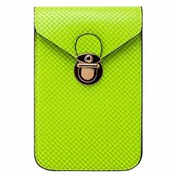 Cell Phone Lime Crossbody Bag Samsung Galaxy Note 9 Apple Iphone LG V30 Motorola More