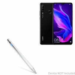 Huawei P30 Lite Stylus Pen Boxwave Accupoint Active Stylus Electronic Stylus With Ultra Fine Tip For Huawei P30 Lite - Metallic Silver