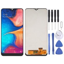 Incell Lcd Screen And Digitizer Full Assembly For Galaxy A20 A205F DS A205FN DS A205U A205GN DS A205YN A205G DS A205W Black