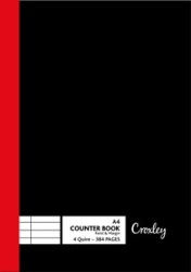 Croxley JD163 4-QUIRE 384 Page A4 F&m Counter Book 2 Pack