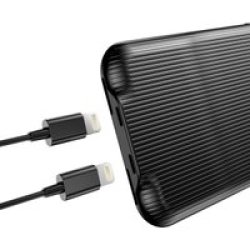 Baseus Dual Lightning Audio Case For Iphone 7 Plus & 8 Plus - Black