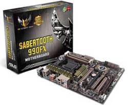 AMD Asus Sabertooth 990FX AM3 990FX Sata 6GB USB 3 Atx Motherboard
